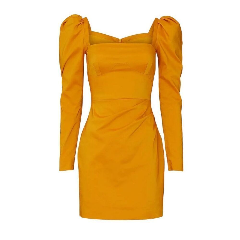 Manning Cartell Victory Lap Yellow Mini Dress Size 6 MSRP:‎ $498